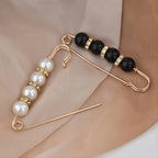1 Exquisite and Elegant Beaded Waist Pin for Jeans, Fixing Clothes Pants Skirts to Tighten the Midsection - Handmade Jewelry Gift