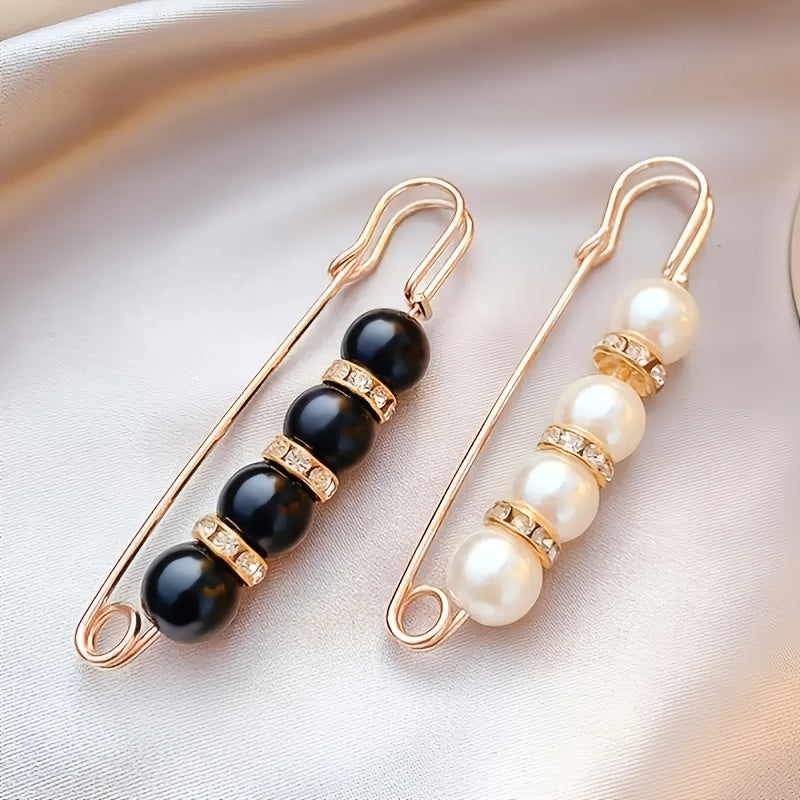 1 Exquisite and Elegant Beaded Waist Pin for Jeans, Fixing Clothes Pants Skirts to Tighten the Midsection - Handmade Jewelry Gift