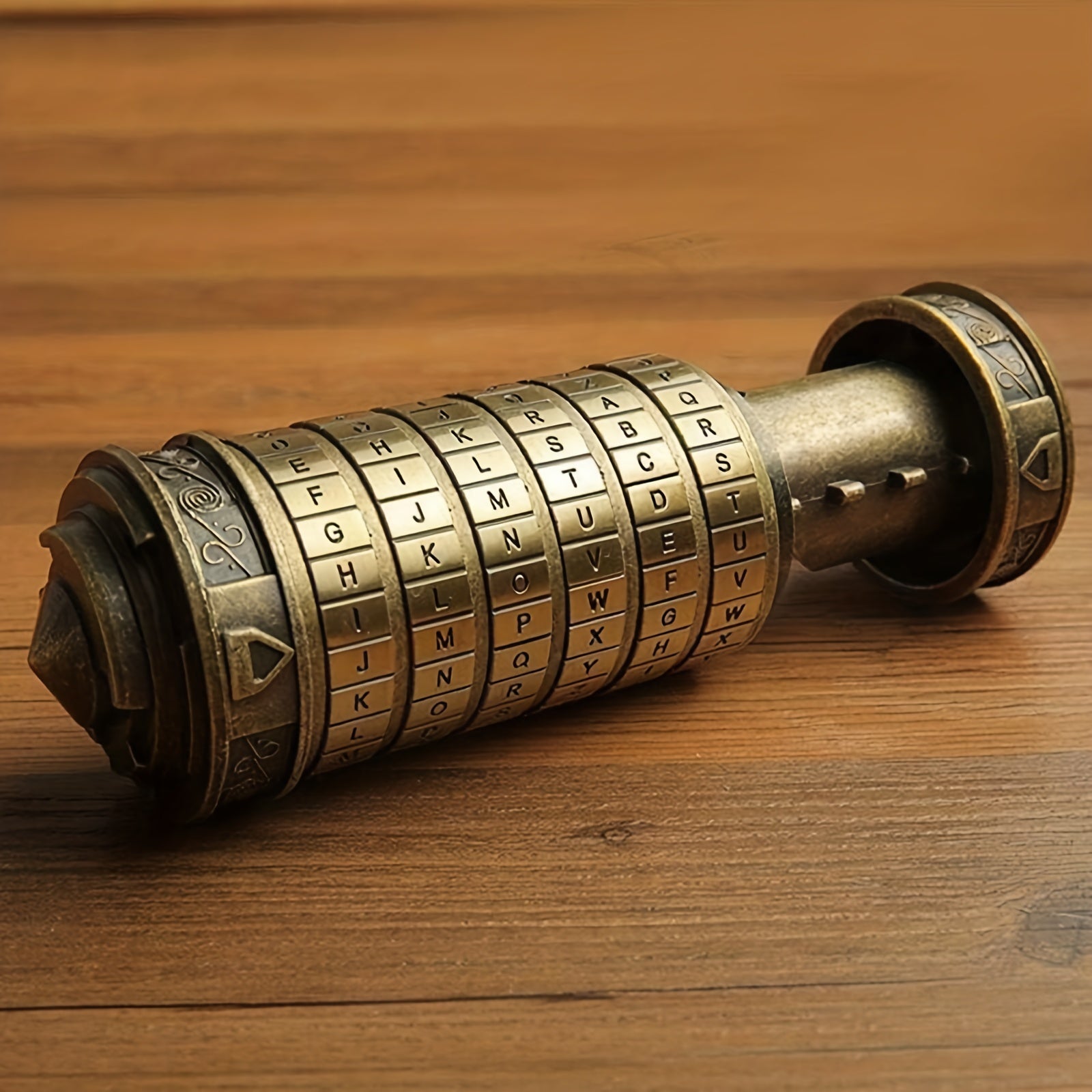 1pc Vintage Cylinder Gift Box, With Password Lock, Secure Storage For Wedding Rings, Retro Storage Box, Precision And Stylish Creative Storage Box For Valentine's Day Birthday Present, Halloween Thanksgiving Christmas New Yea
