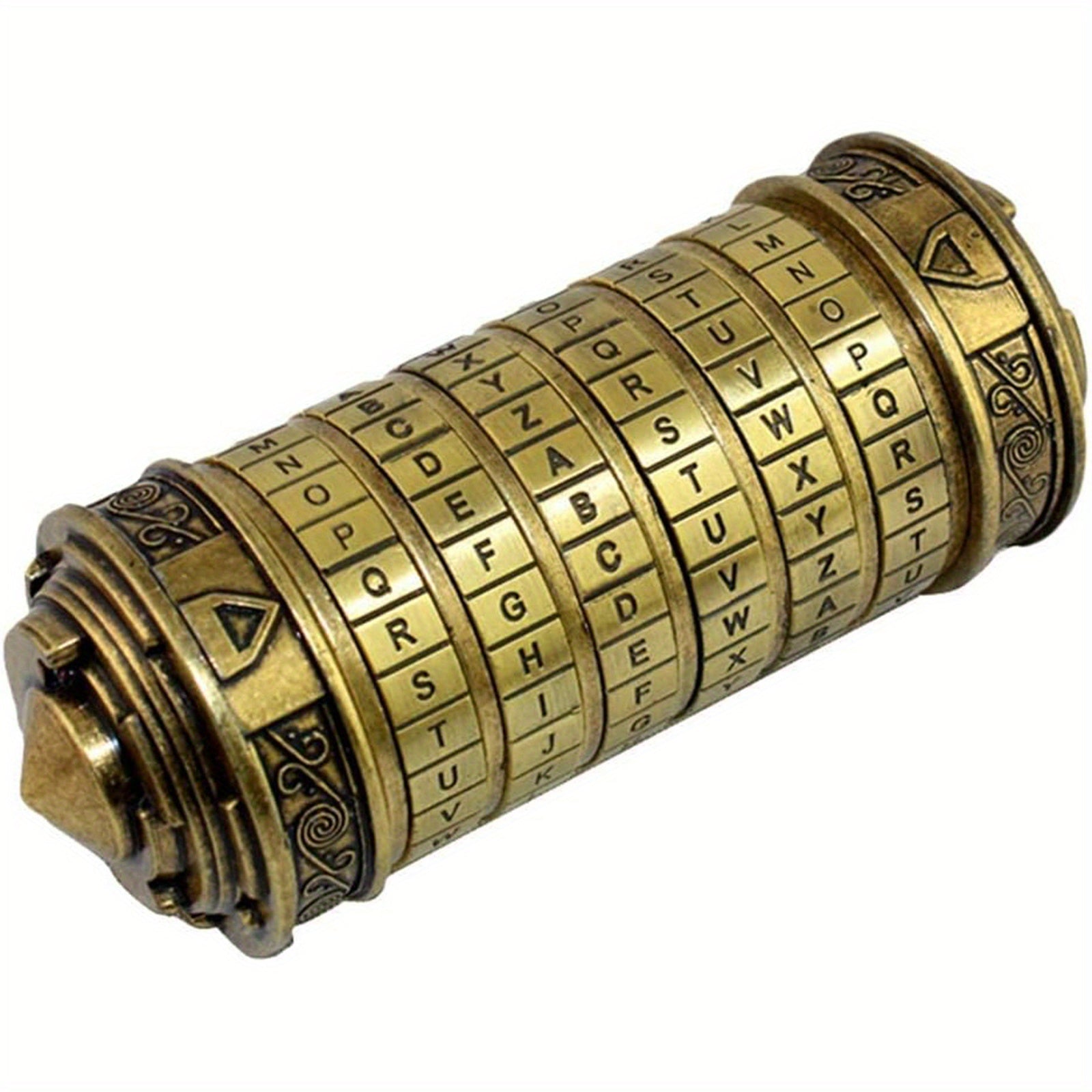 1pc Vintage Cylinder Gift Box, With Password Lock, Secure Storage For Wedding Rings, Retro Storage Box, Precision And Stylish Creative Storage Box For Valentine's Day Birthday Present, Halloween Thanksgiving Christmas New Yea