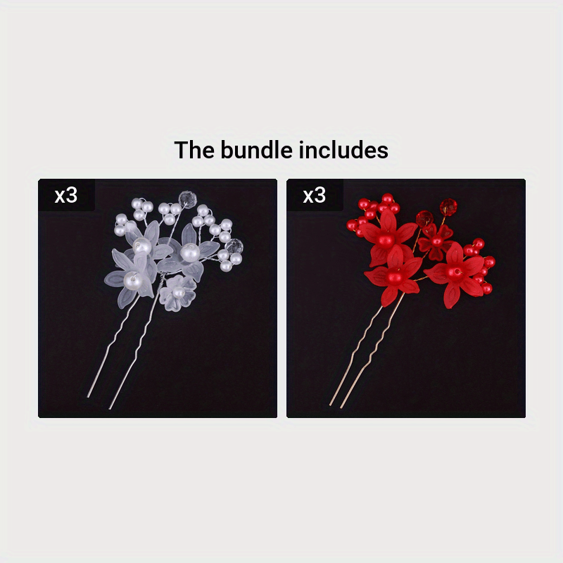 1pc Faux Pearl Hairpin U-shaped Hair Clip For Women Bridal Hair Accessories Pin Party Wedding Head Jewelry