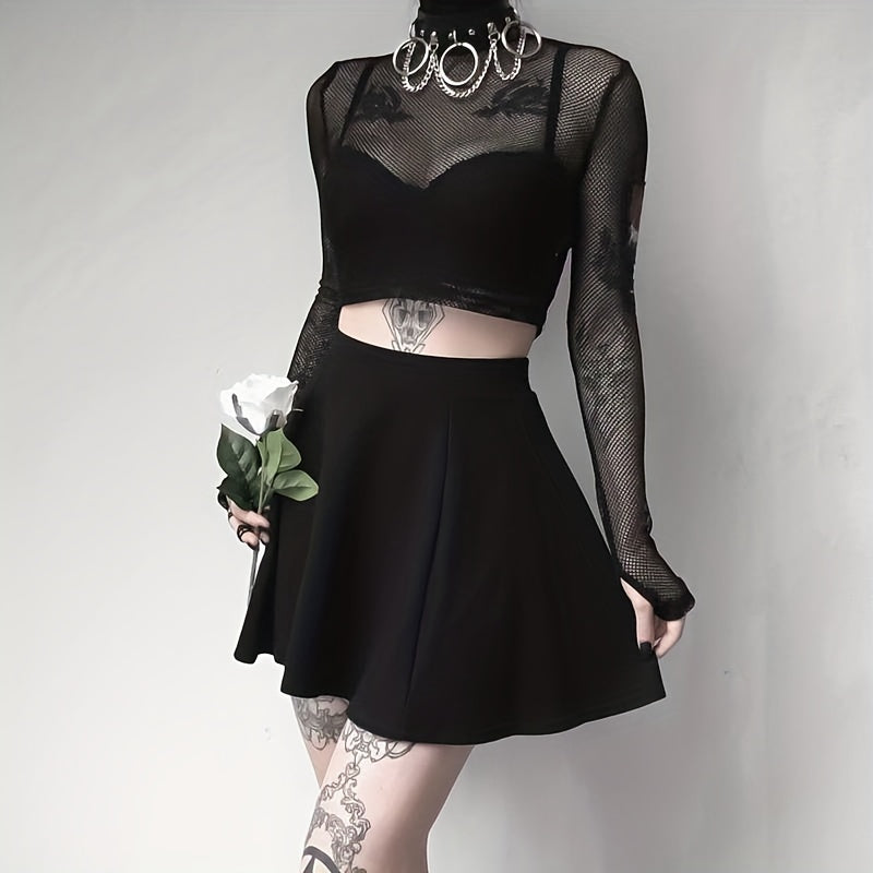 Punk Gothic Choker Necklace Dark Metal Decoration Y2k Choker Neck Jewelry